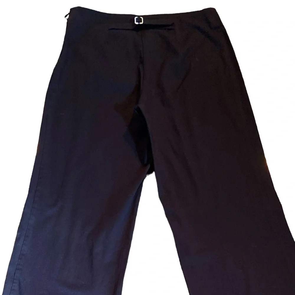 Sinequanone black wide legged dress pants with navel button details. Siz… - Picture 5 of 12